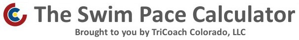 TriCoachColorado Swim Calculator Logo